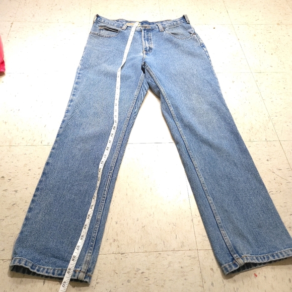 Work King | Men's Blue Jeans Straight Leg 32x30 - Picture 9 of 10
